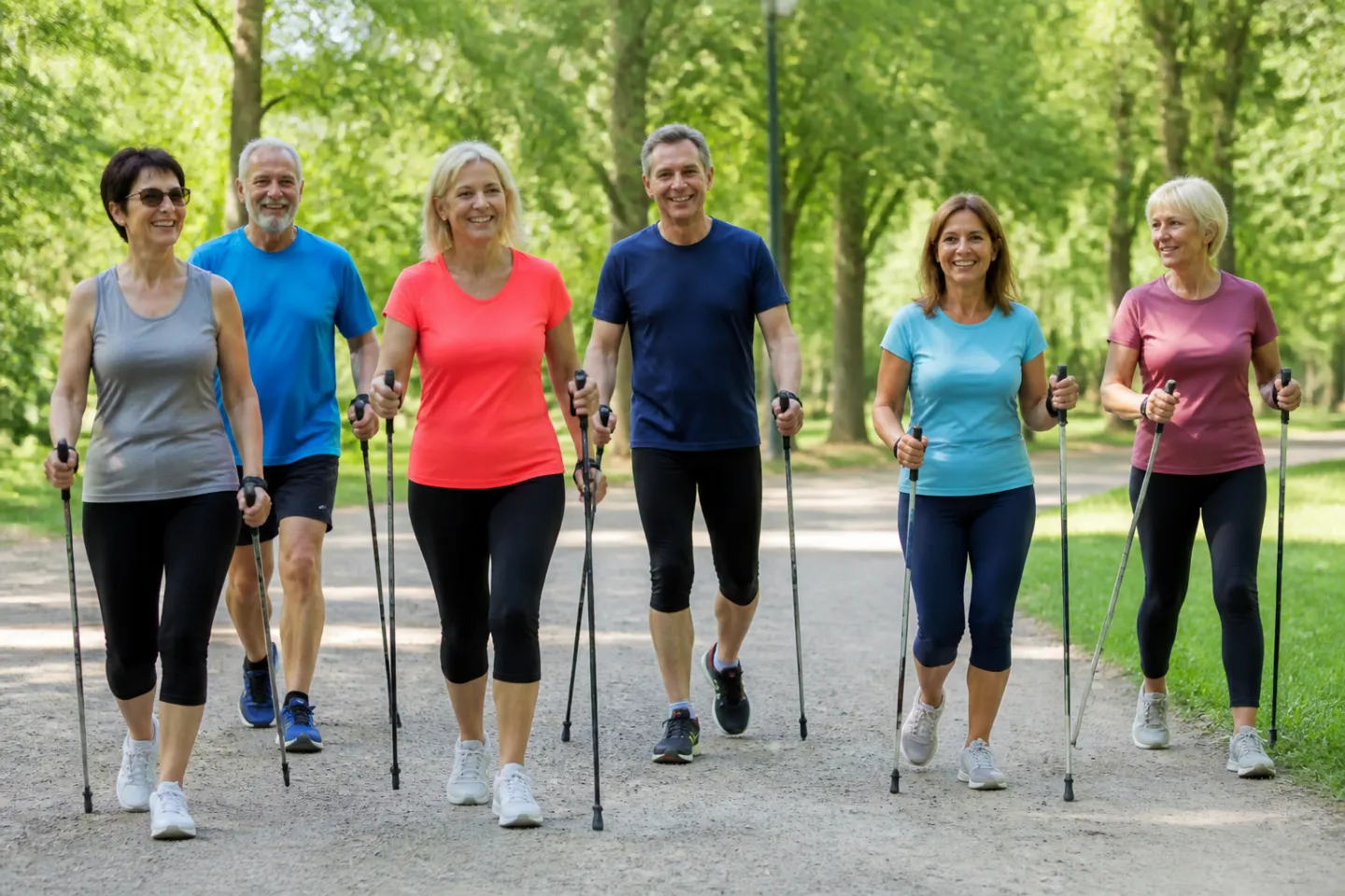 Comment la marche nordique améliore la santé physique et mentale