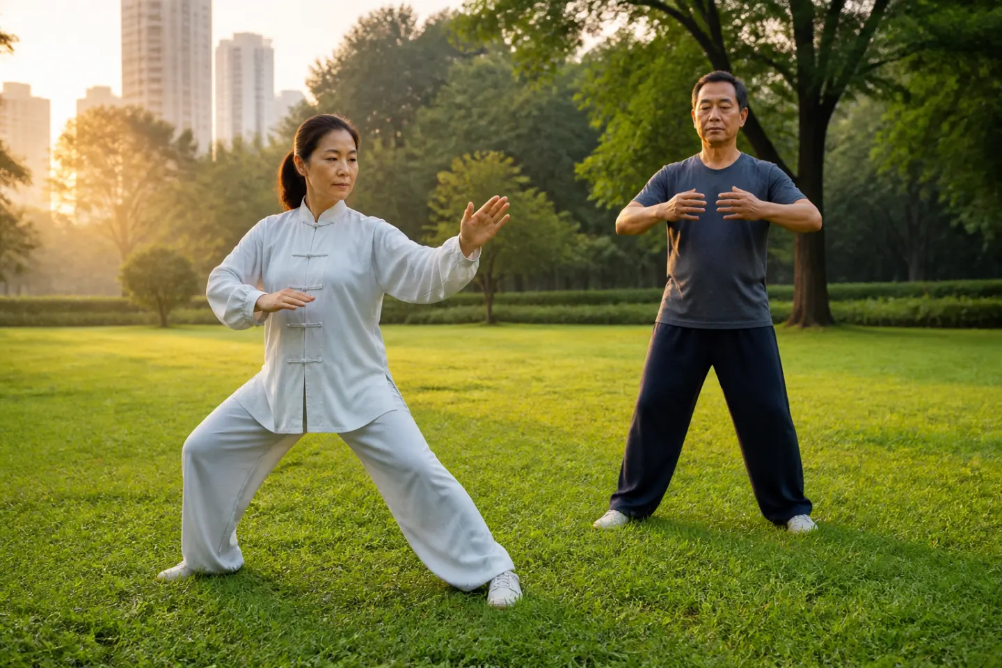 Différences entre le tai-chi et le qi gong