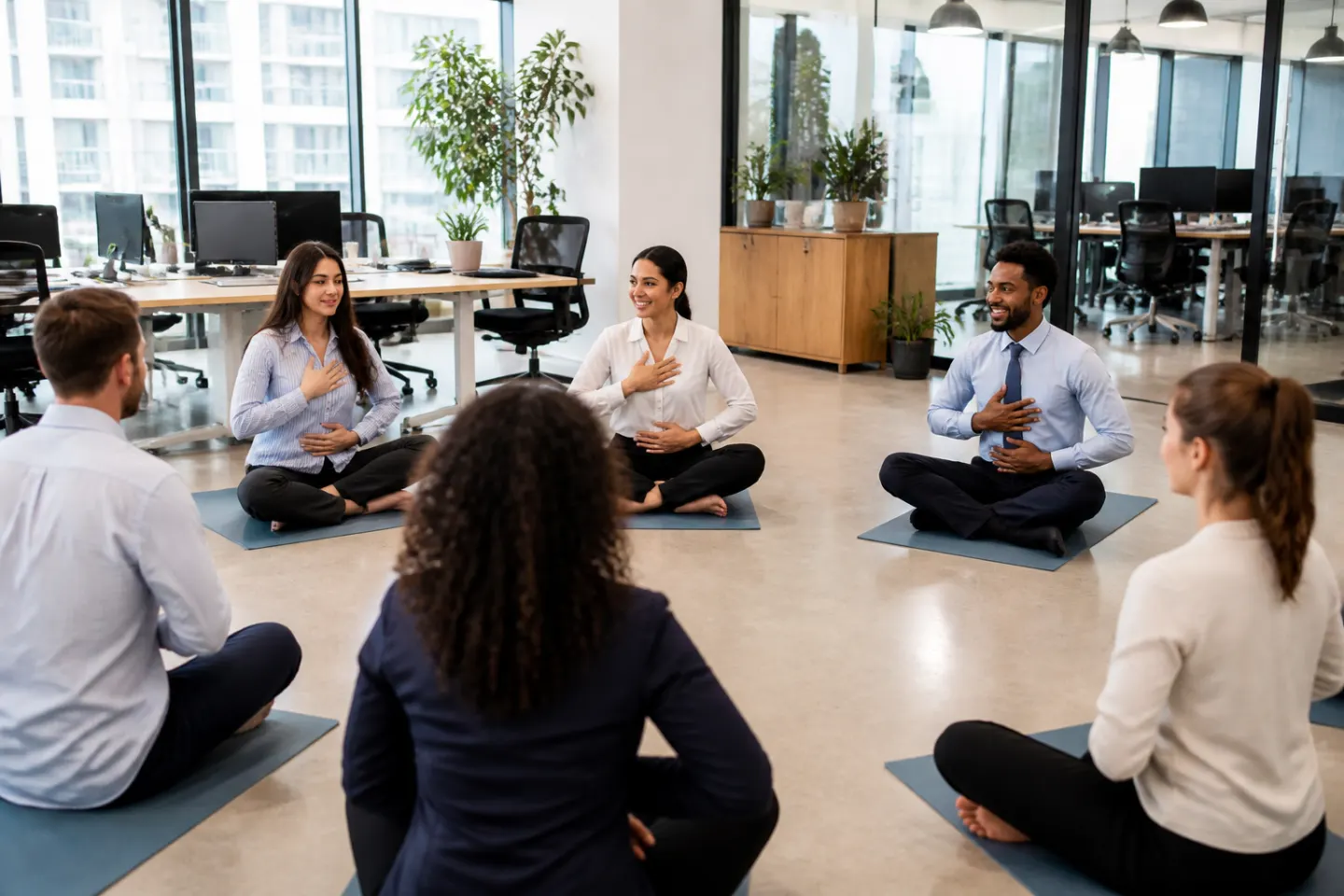 Le yoga en entreprise : bénéfices concrets et conseils pratiques pour bien commencer