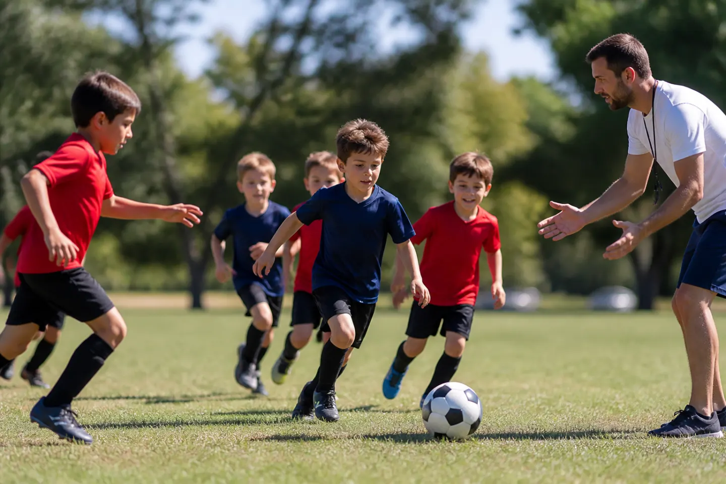 Pourquoi inscrire son enfant à un stage de foot pendant les vacances scolaires améliore sa santé