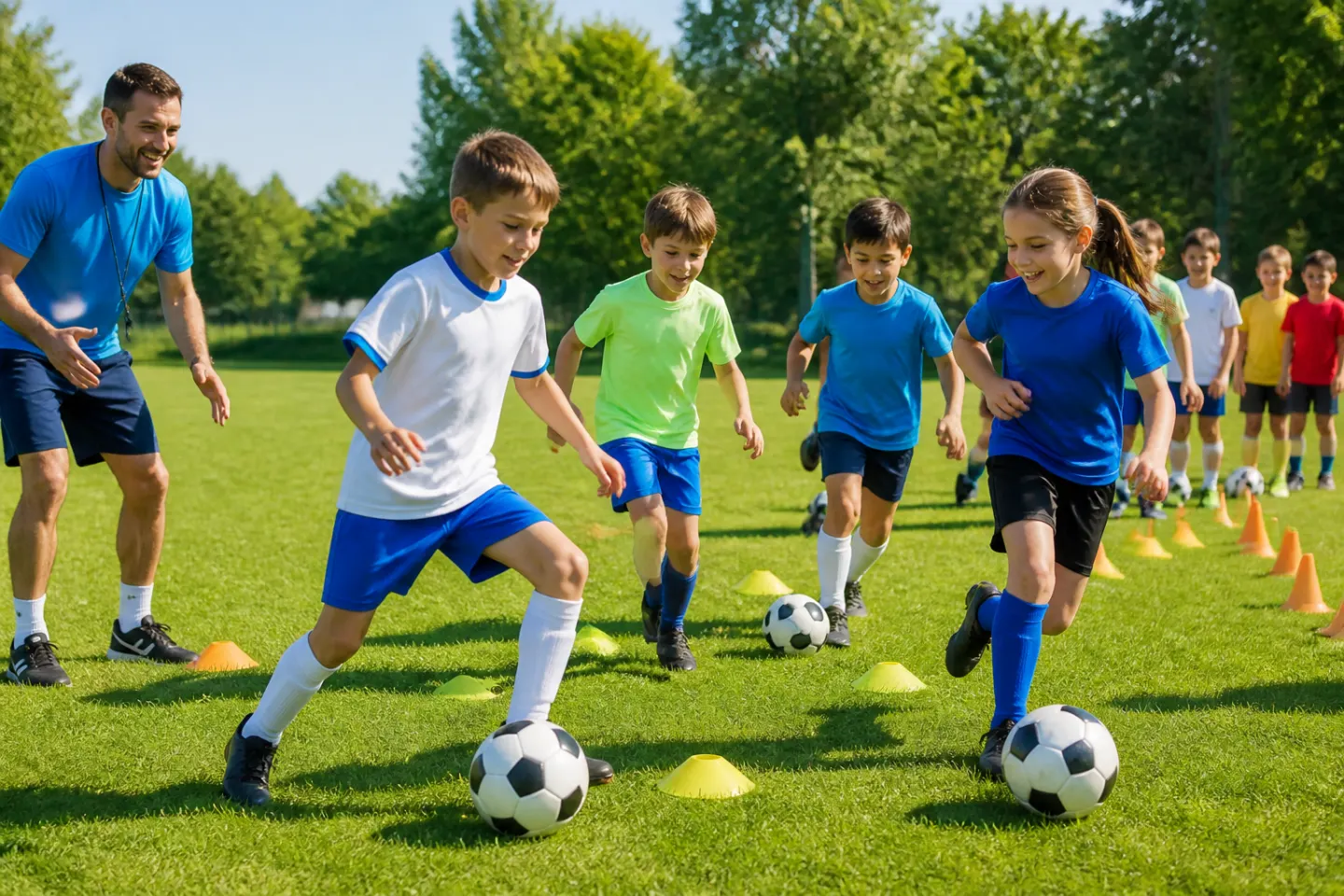 Pourquoi inscrire son enfant à un stage de foot pendant les vacances scolaires améliore sa santé