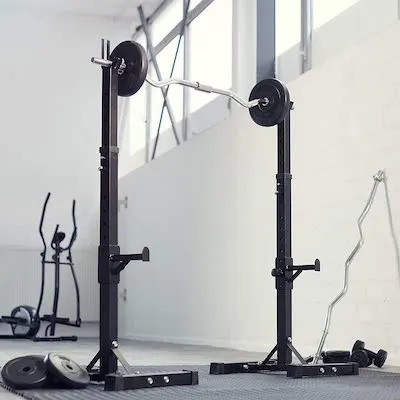 repose barre de musculation pour la sécurité