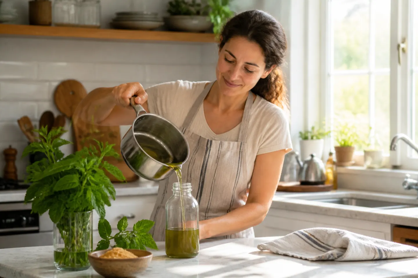 Sirop de menthe maison : recette facile en 30 minutes