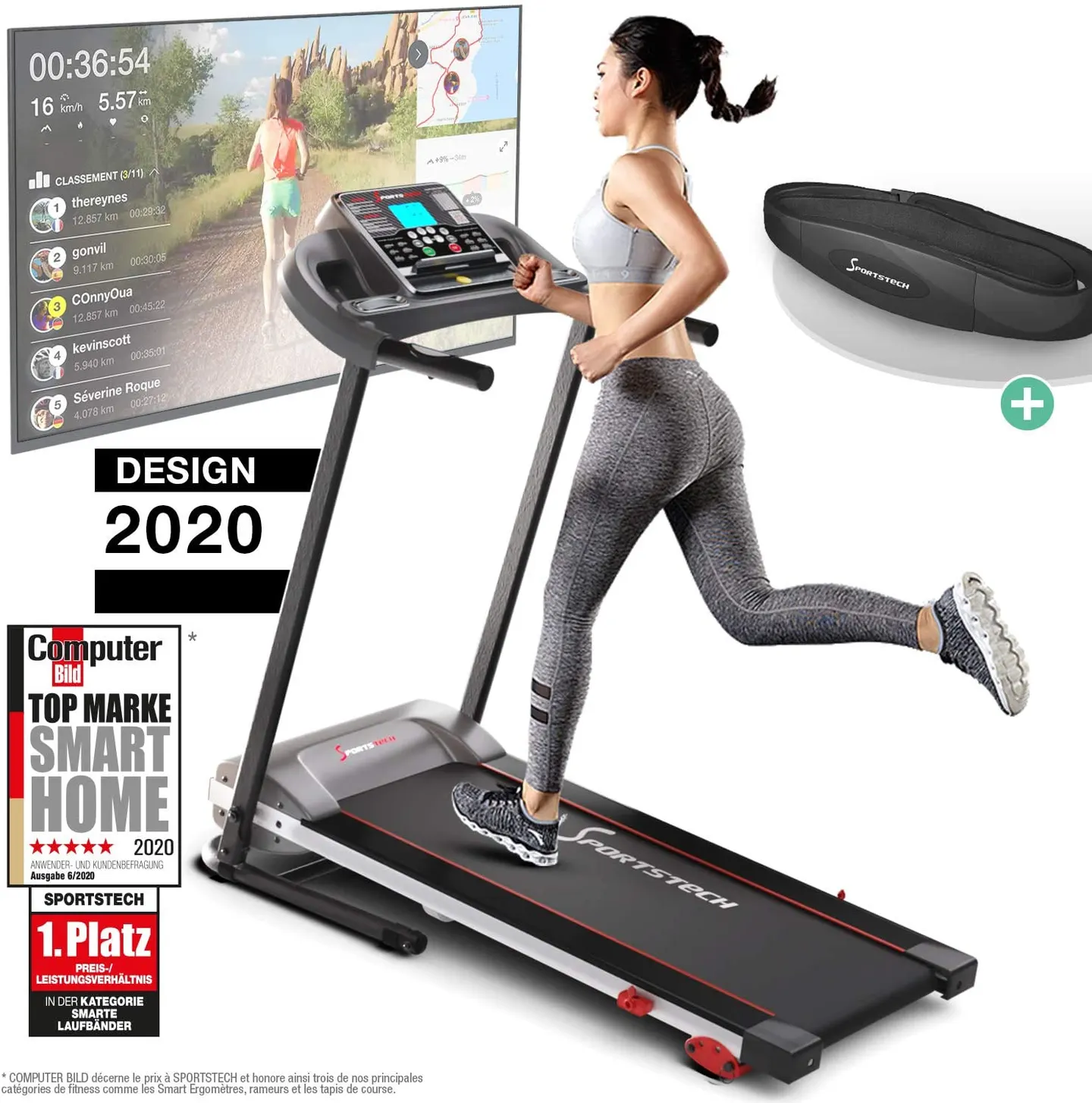 tapis de course Sportstech F10 test avis