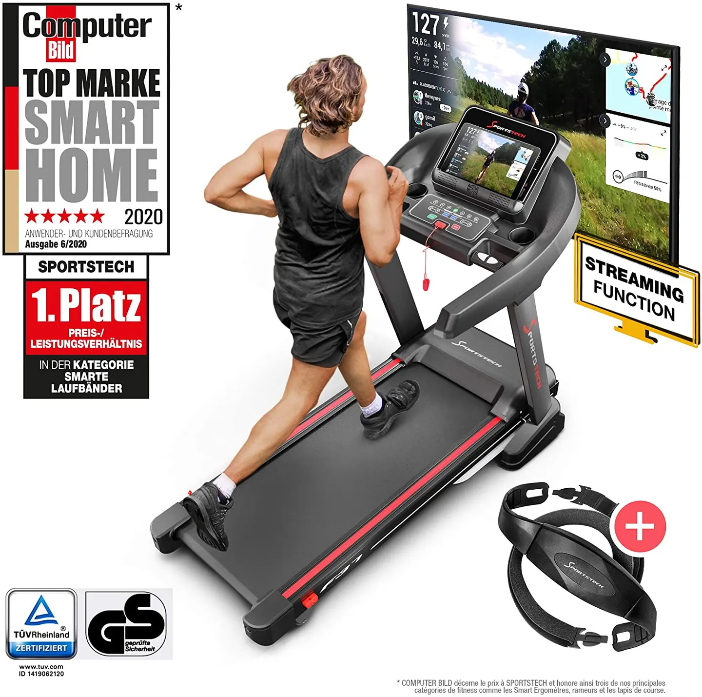 tapis de course Sportstech F37 test avis