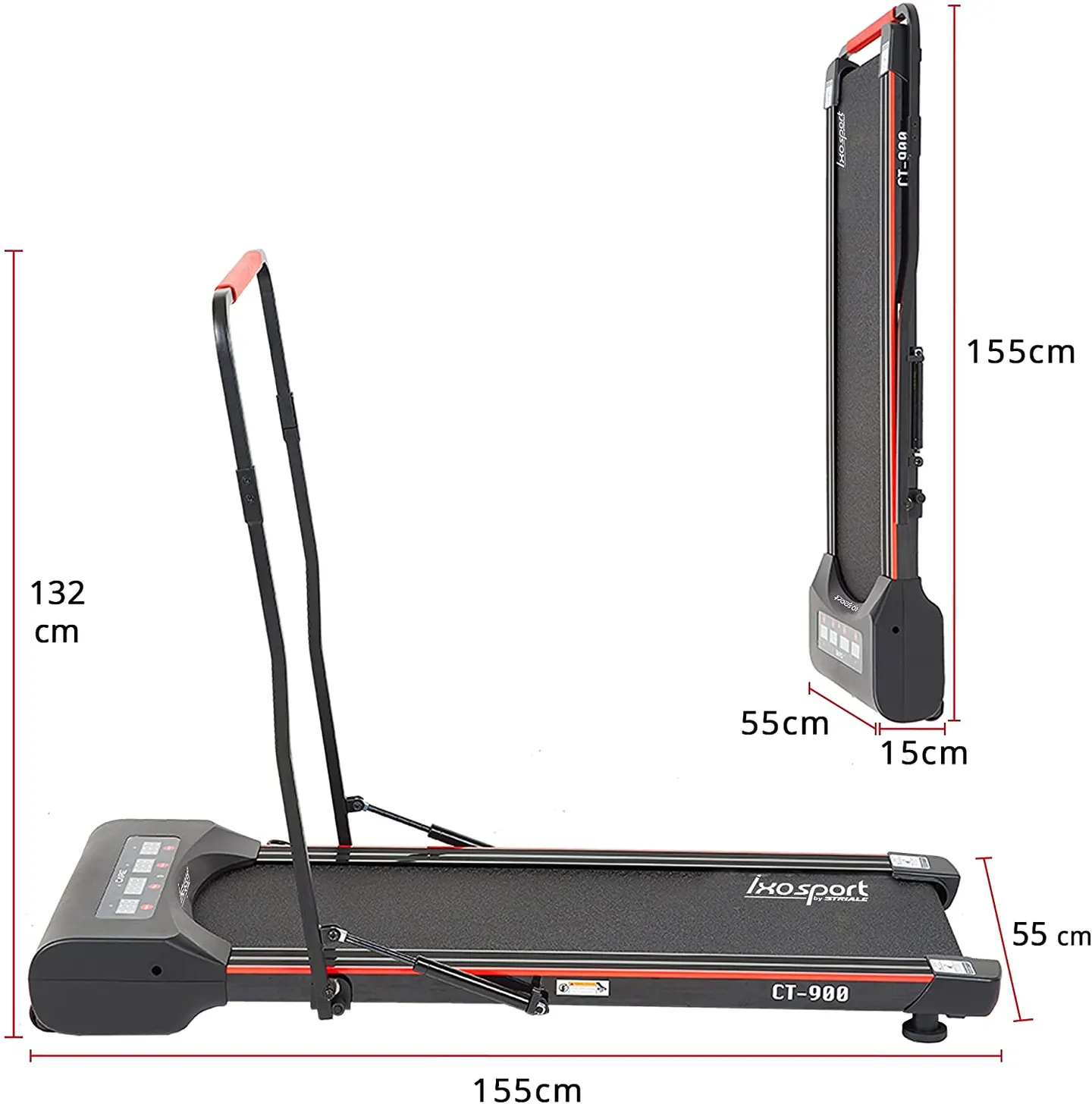 tapis de course pliable extra plat Care CT-900