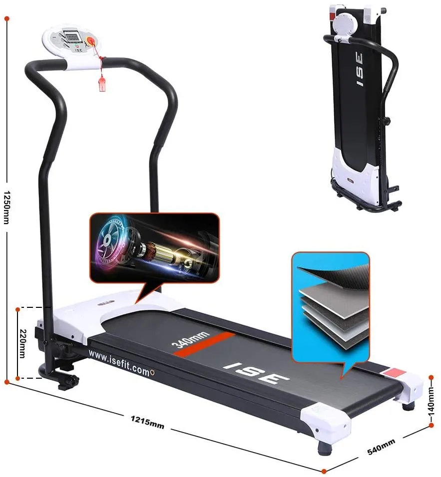 tapis de course pliable extra plat ISE SY-1001