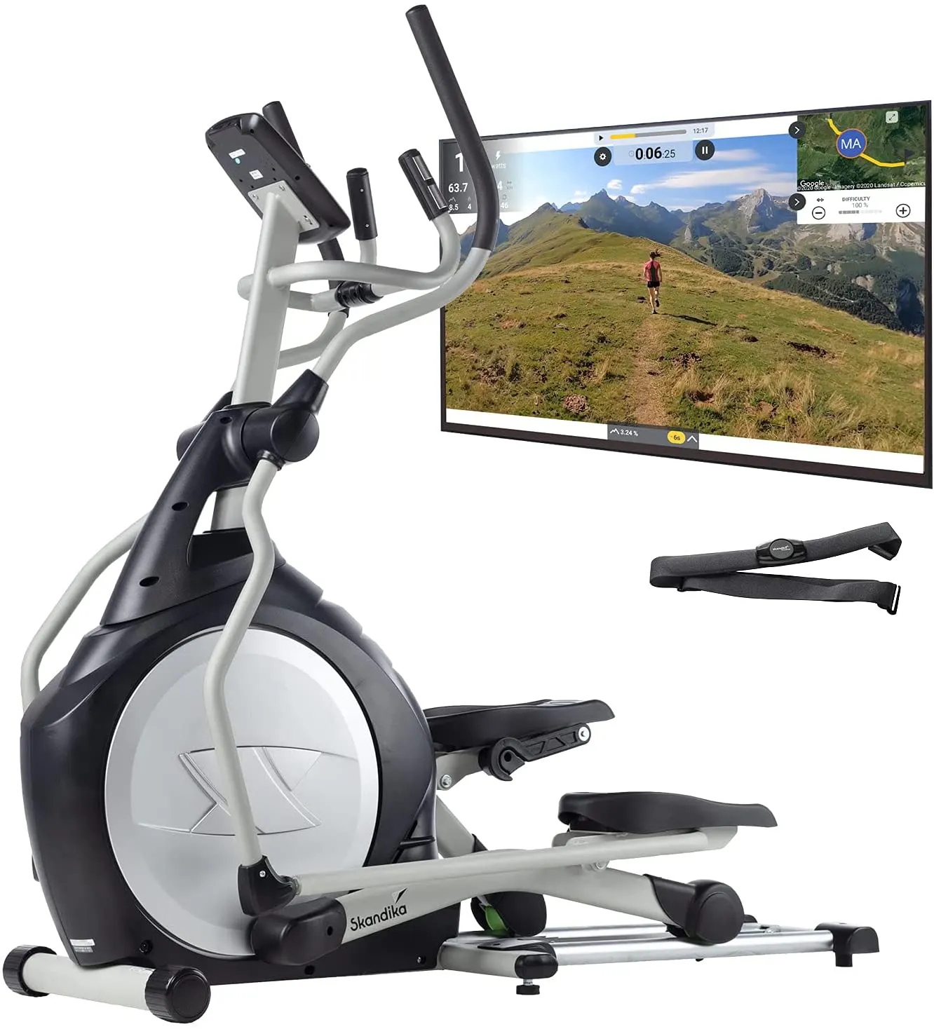 velo elliptique pliable skandika CardioCross Carbon Pro