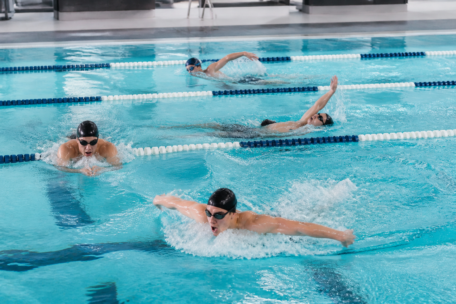 Quels sont les 4 types de nage en natation ?